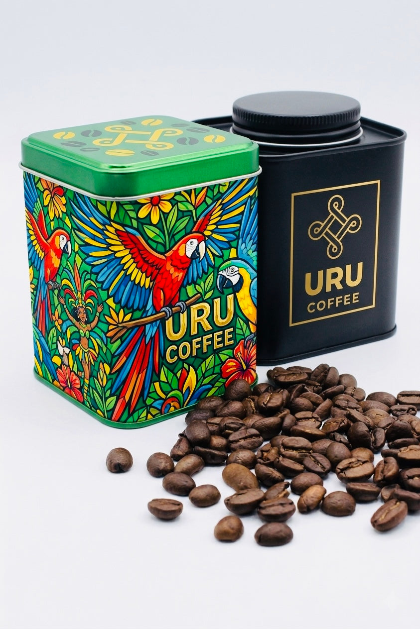 Coffee beans roasted 250 G Art Box design by artist Damien-Paul Gal